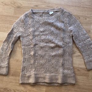 JCrew Crocheted Sweater